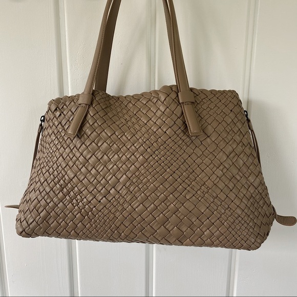 FALOR Italian Handmade Woven Leather Purse - Picture 2 of 13